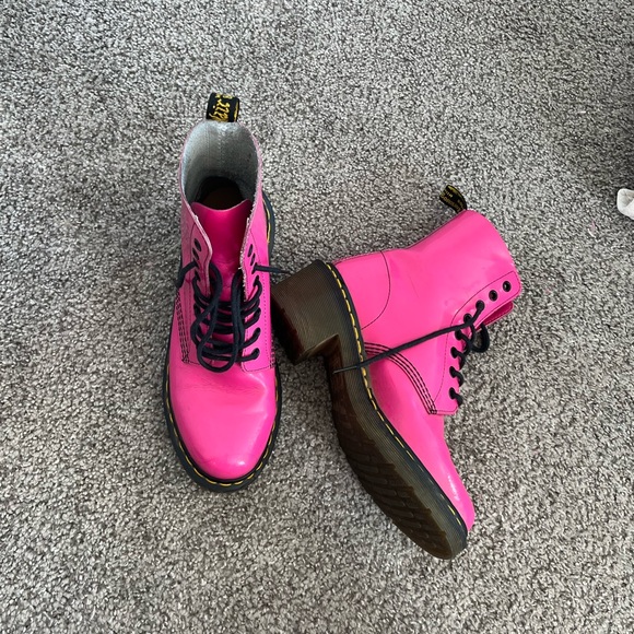 hot pink dr. martens - Picture 2 of 3